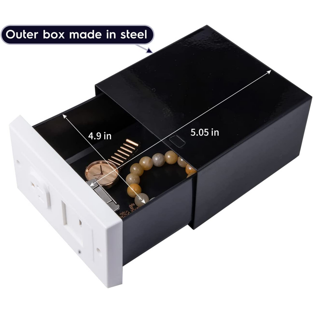 Outlet Wall Safe Security Secret Hidden Box Covert Hidden Safe as the Socket In