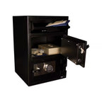 6.94 Cu. Ft. Steel Deposit Safe Electronic Lock Black