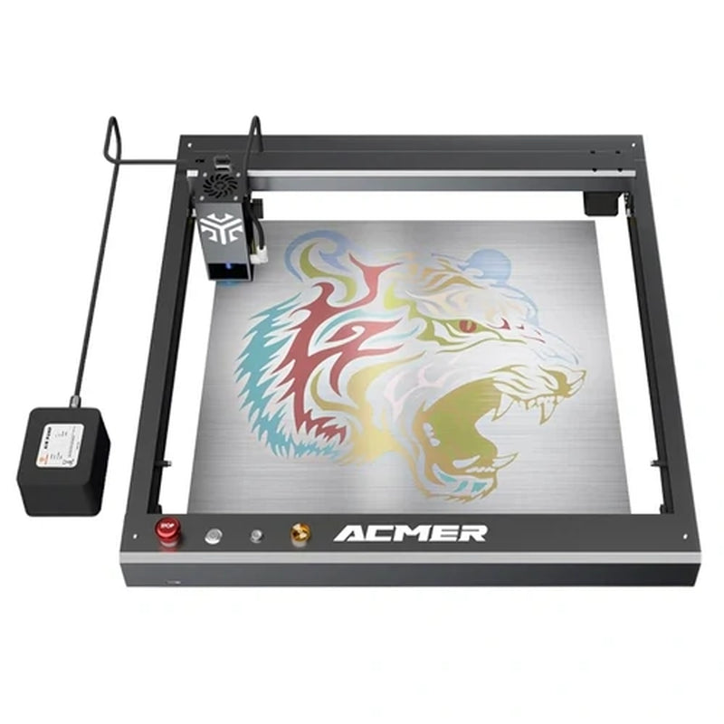 ACMER P2 33W Laser Engraver Cutter Engraving at 24000Mm/Min Cut 25Mm Acrylic Ios Android App Control No DIY No Installation
