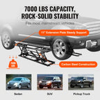 Authentic Portable Car Lift 7000LBS Automatic Jack System 10.2-26.8" Home Garage