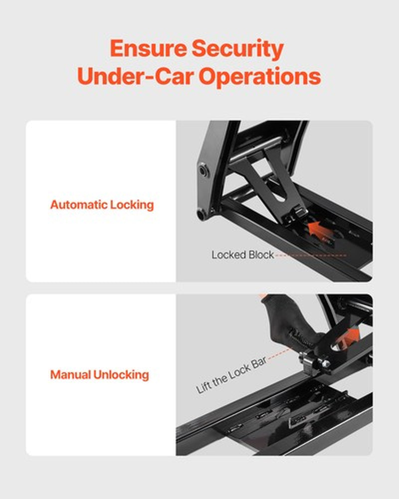 Authentic VEVOR 7000 Lbs Car Lift Portable Car Lift W/Remote Control for Home