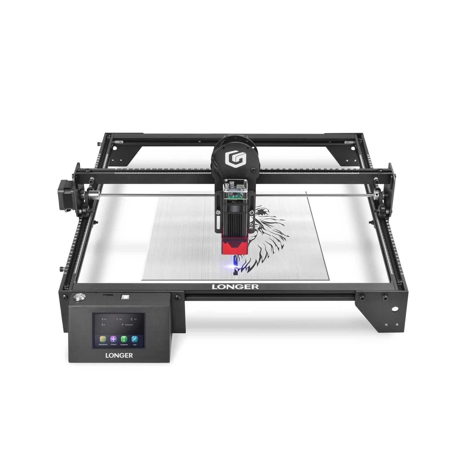 [EU/US Direct]  RAY5 5.5W Laser Engraver 3.5Inch Touch Screen Offline Carving Ultrafine Focused Laser 32-Bit Chipset, Upgradable Laser Module