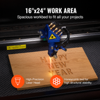 100W CO2 Laser Engraver and Cutter 24 X 35 in 19.7 IPS Engraving Machine