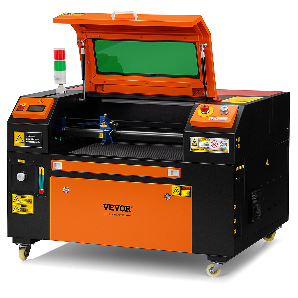 50W CO2 Laser Engraver and Cutter 12 X 20 in 19.7 IPS Engraving Machine