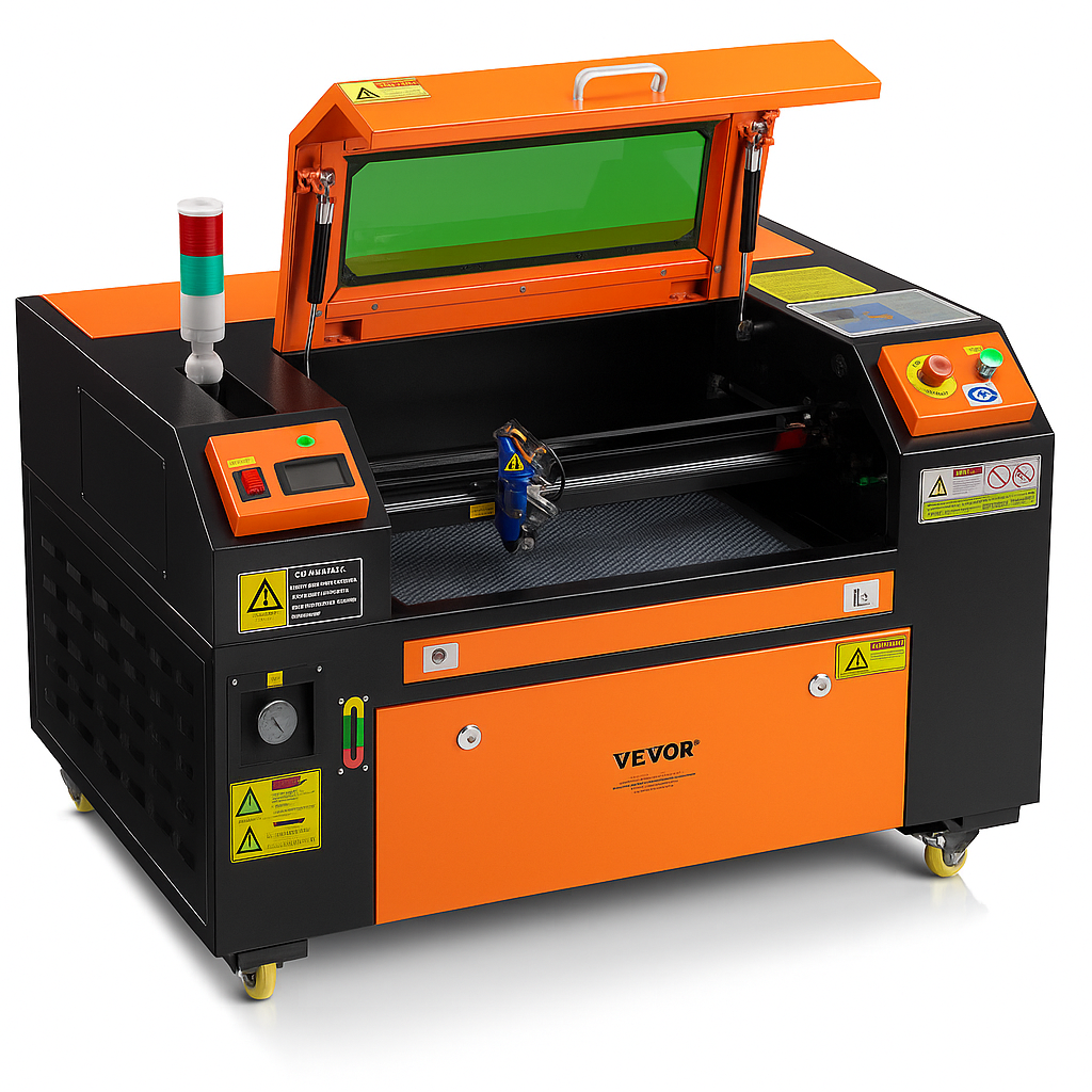 50W CO2 Laser Engraver and Cutter 12 X 20 in 19.7 IPS Engraving Machine