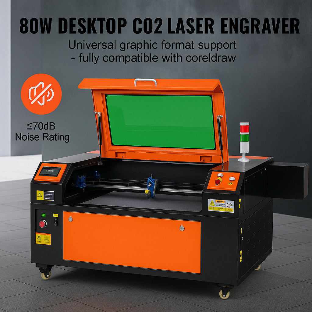 80W CO2 Laser Engraver and Cutter 20 X 28 in 19.7 IPS Engraving Machine