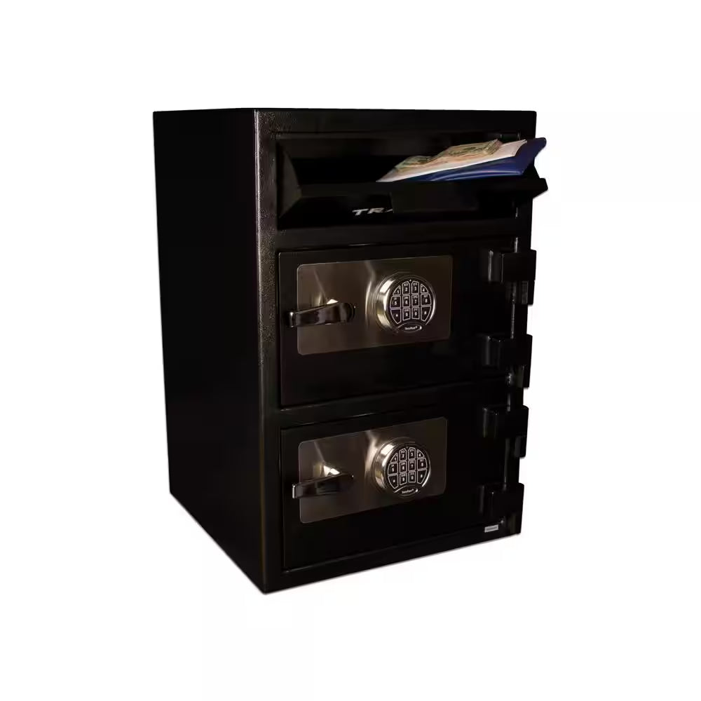 6.94 Cu. Ft. Steel Deposit Safe Electronic Lock Black
