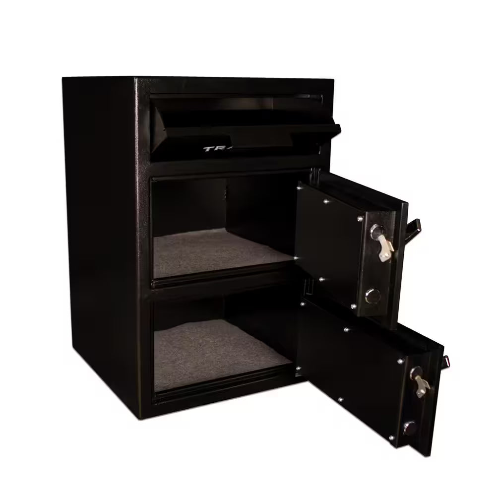 6.94 Cu. Ft. Steel Deposit Safe Electronic Lock Black