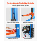 Uimoso 11000 Lbs 2 Post Lift Double Lock Two Post Lift Heavy Duty Vehicle Hoist