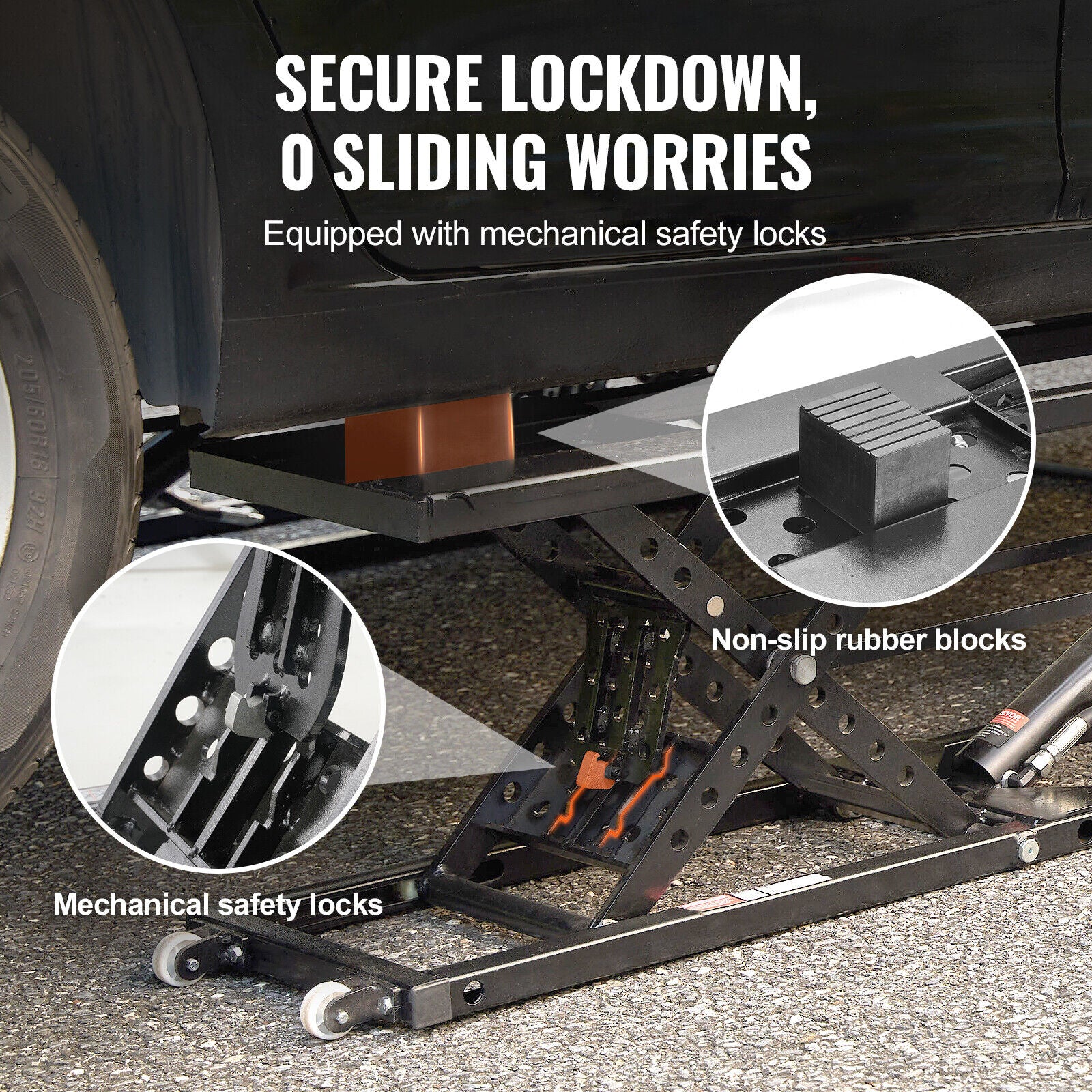 Authentic VEVOR Portable Car Lift 5000 LBS Automatic Car Lift System Jack