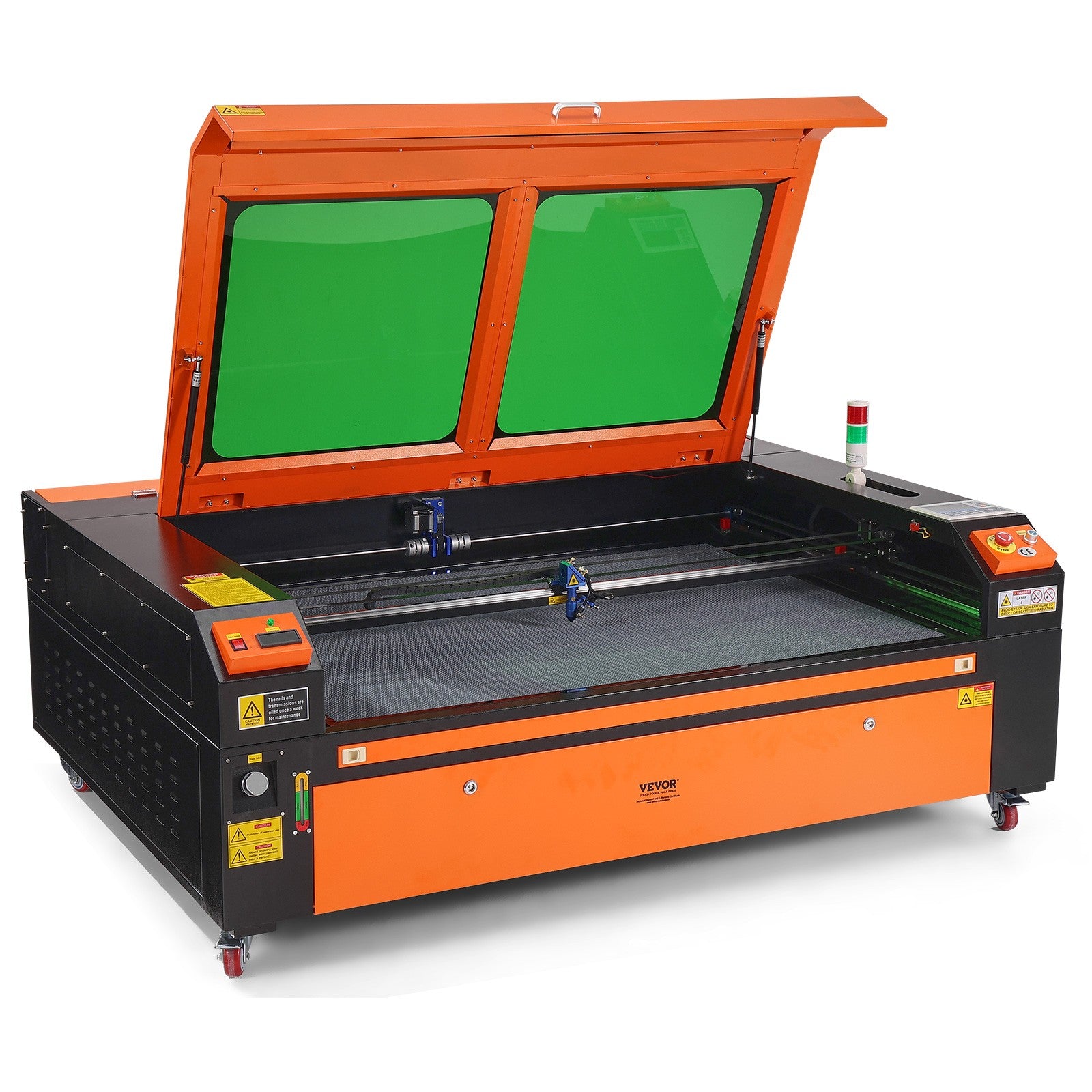 130W CO2 Laser Engraver and Cutter 35 X 55 in 19.7 IPS Engraving Machine