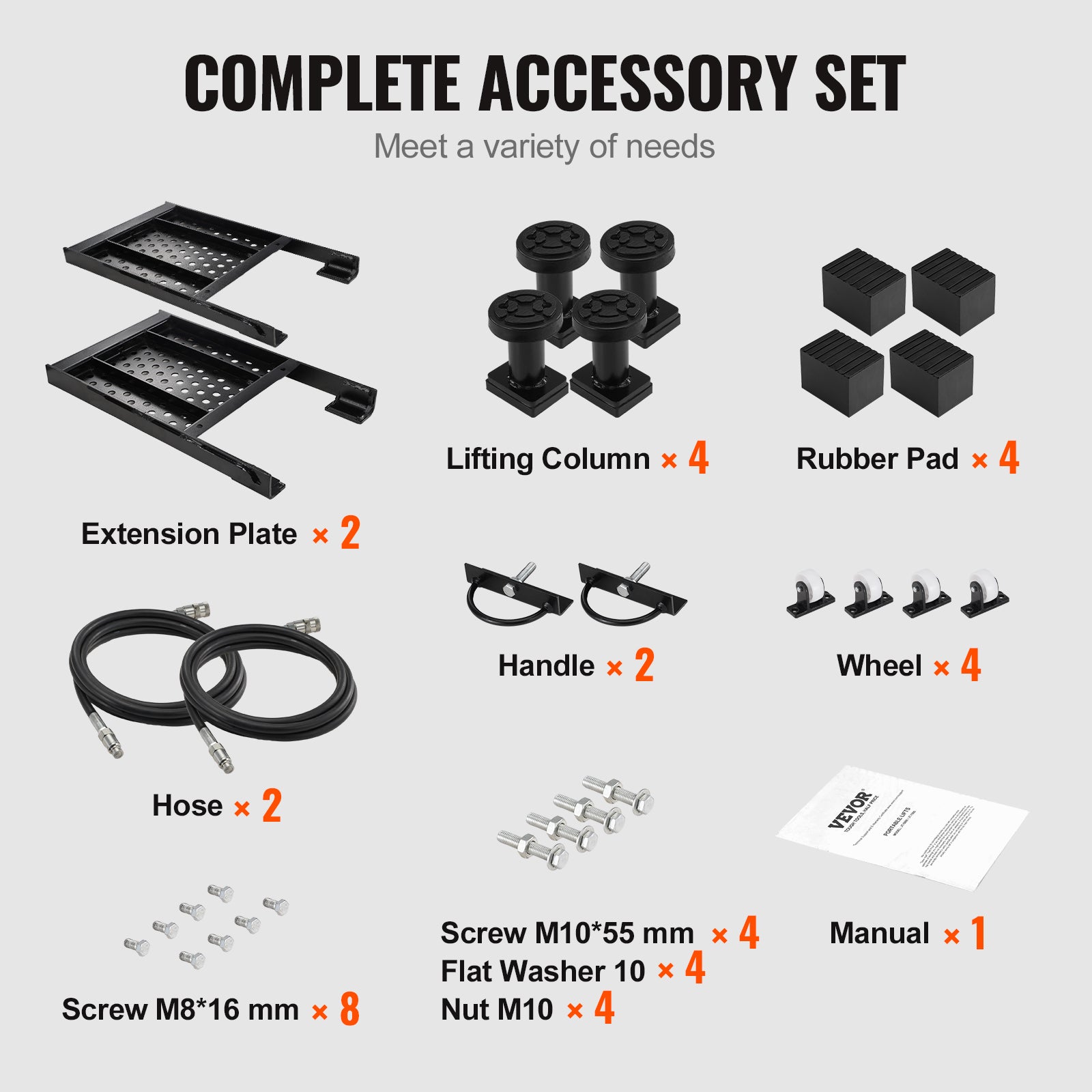 VEVOR Car Lift 5000/7000LBS Automatic Car Lift System Jack for Home Garage