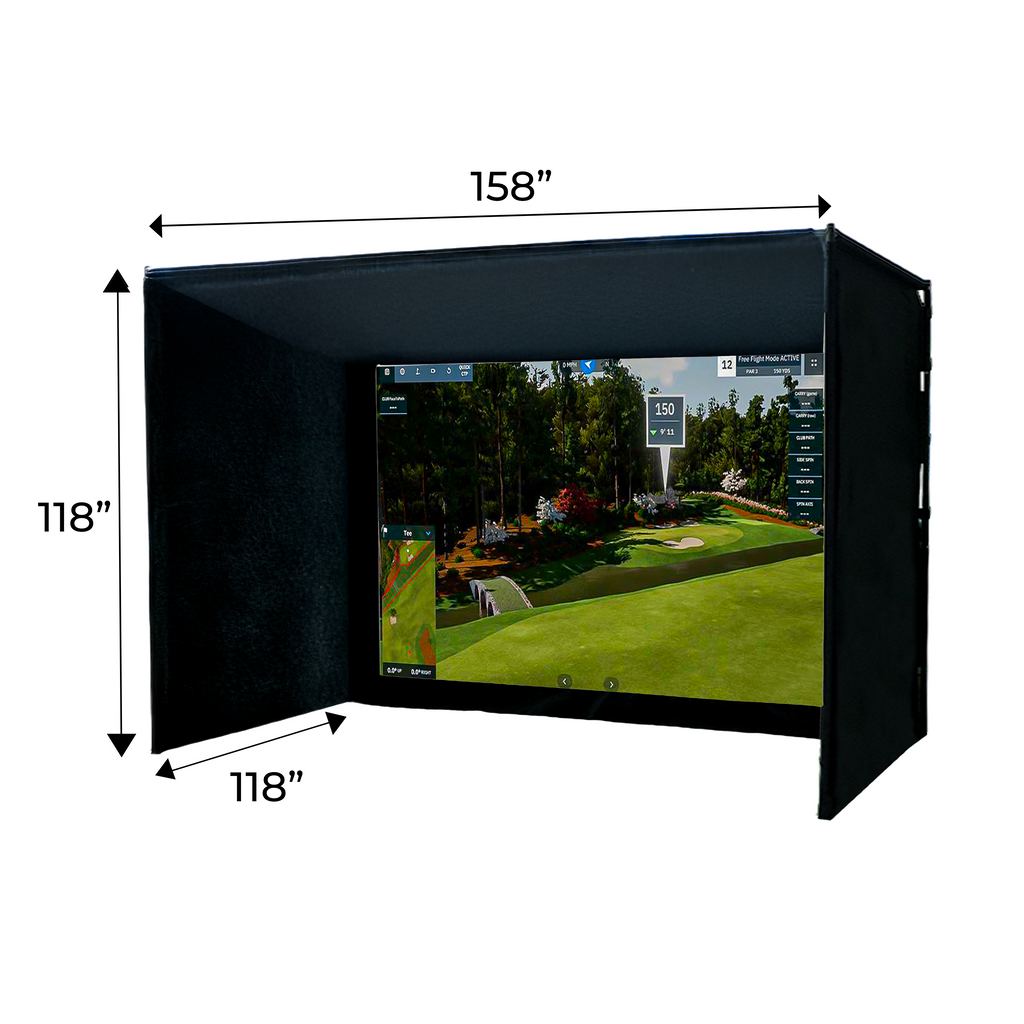 Albatross 13 Golf Simulator Enclosure - Extended Depth