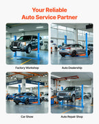 Uimoso 10000Lbs Two Post Lift Double Lock 2 Post Lift with 2.95HP Motor