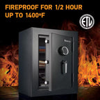 3.4 Cu. Ft. Fireproof & Waterproof Safe with Digital Combination Lock