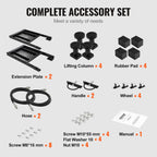 Authentic VEVOR Portable Car Lift 7000LBS Automatic Car Jack Extended Tool