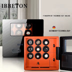 Watch Winder Explosion Proof Glass Watch Safe German Mechanical Watch Box 6-9-12 Table Position Automatic Shaking Watch Safe Con