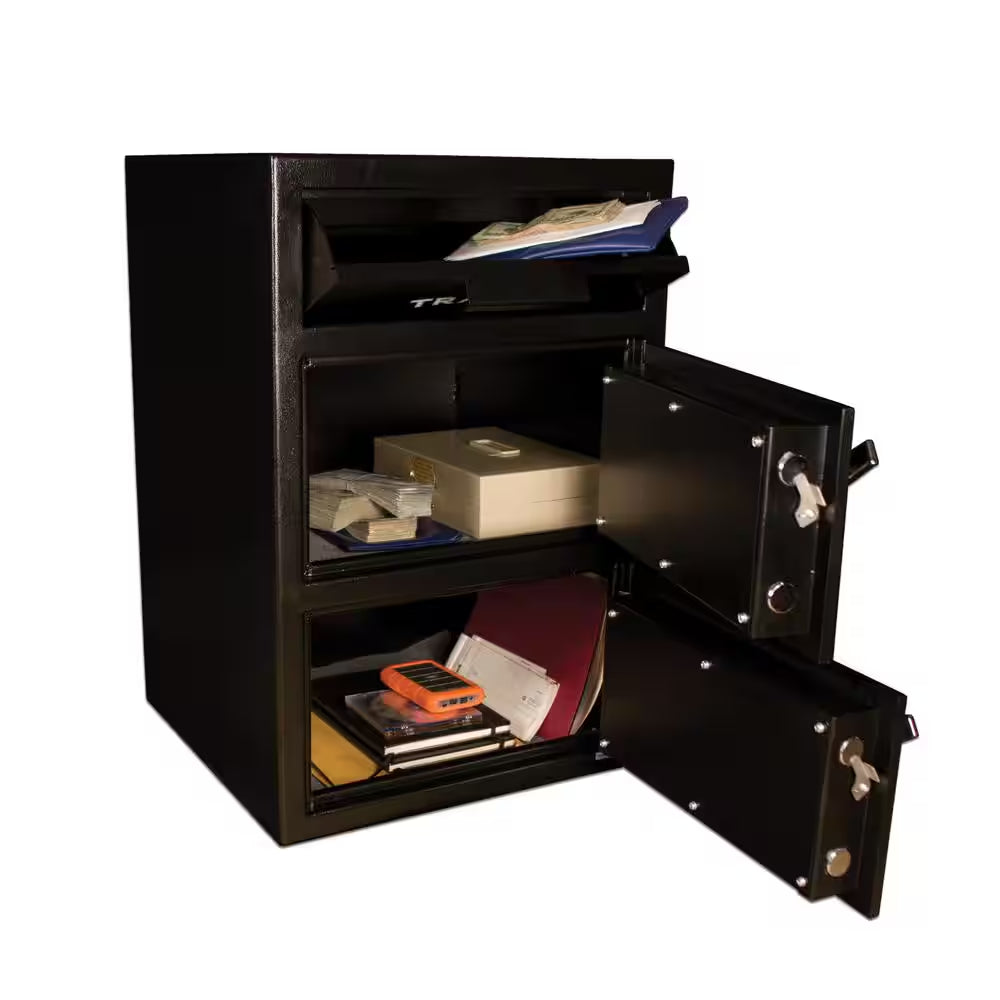 6.94 Cu. Ft. Steel Deposit Safe Electronic Lock Black