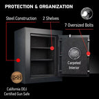 3.4 Cu. Ft. Fireproof & Waterproof Safe with Digital Combination Lock