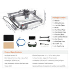 Laser Engraver Laser Engraving Machine 20W Compressed Spot Eye Protection