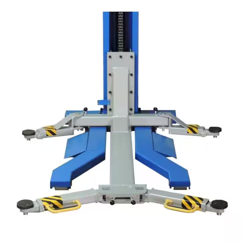 Mobile Single Column Car Lift 6,000 Lbs. Capacity Heavy Duty Model with Stackable Extensions Included