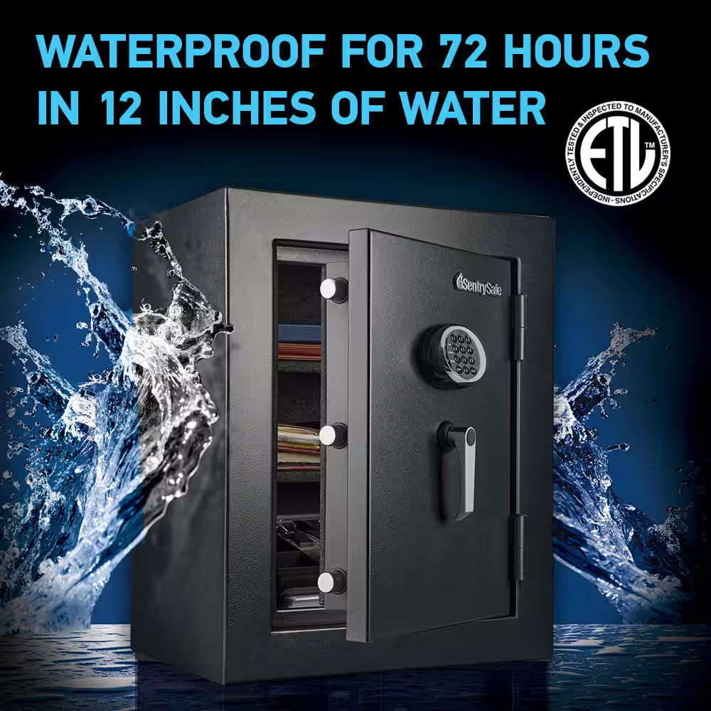 3.4 Cu. Ft. Fireproof & Waterproof Safe with Digital Combination Lock