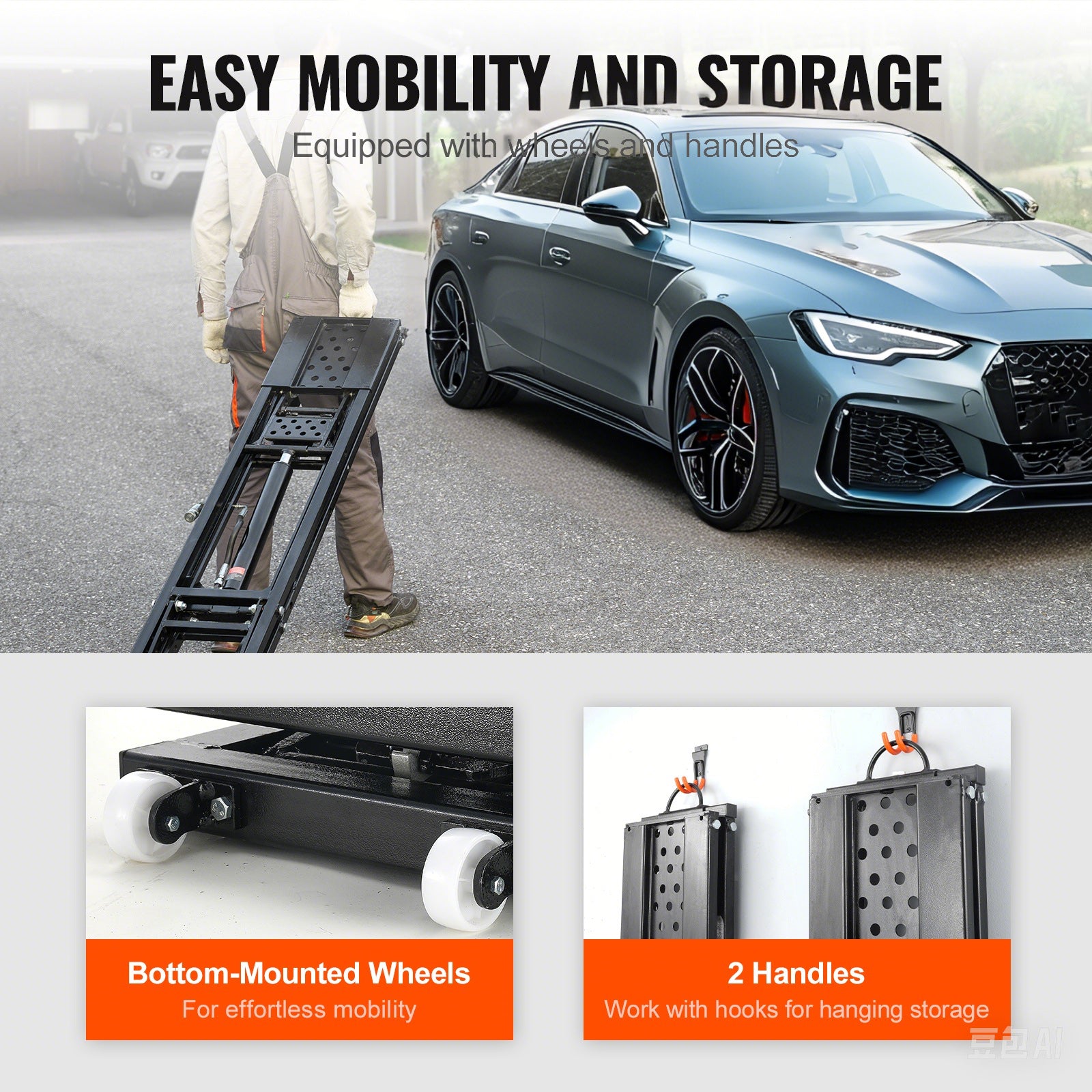 VEVOR Car Lift 5000/7000LBS Automatic Car Lift System Jack for Home Garage