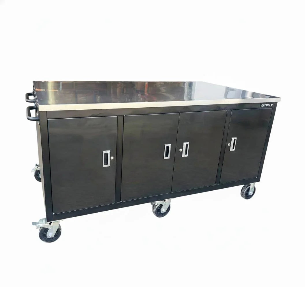 GTOOLS Large Steel Garage Island Workbench