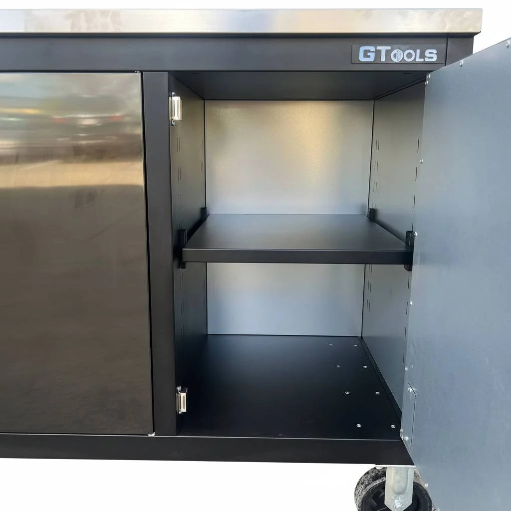 GTOOLS Large Steel Garage Island Workbench