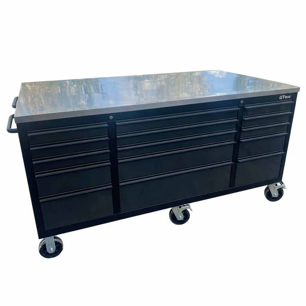 GTOOLS Large Steel Garage Island Workbench