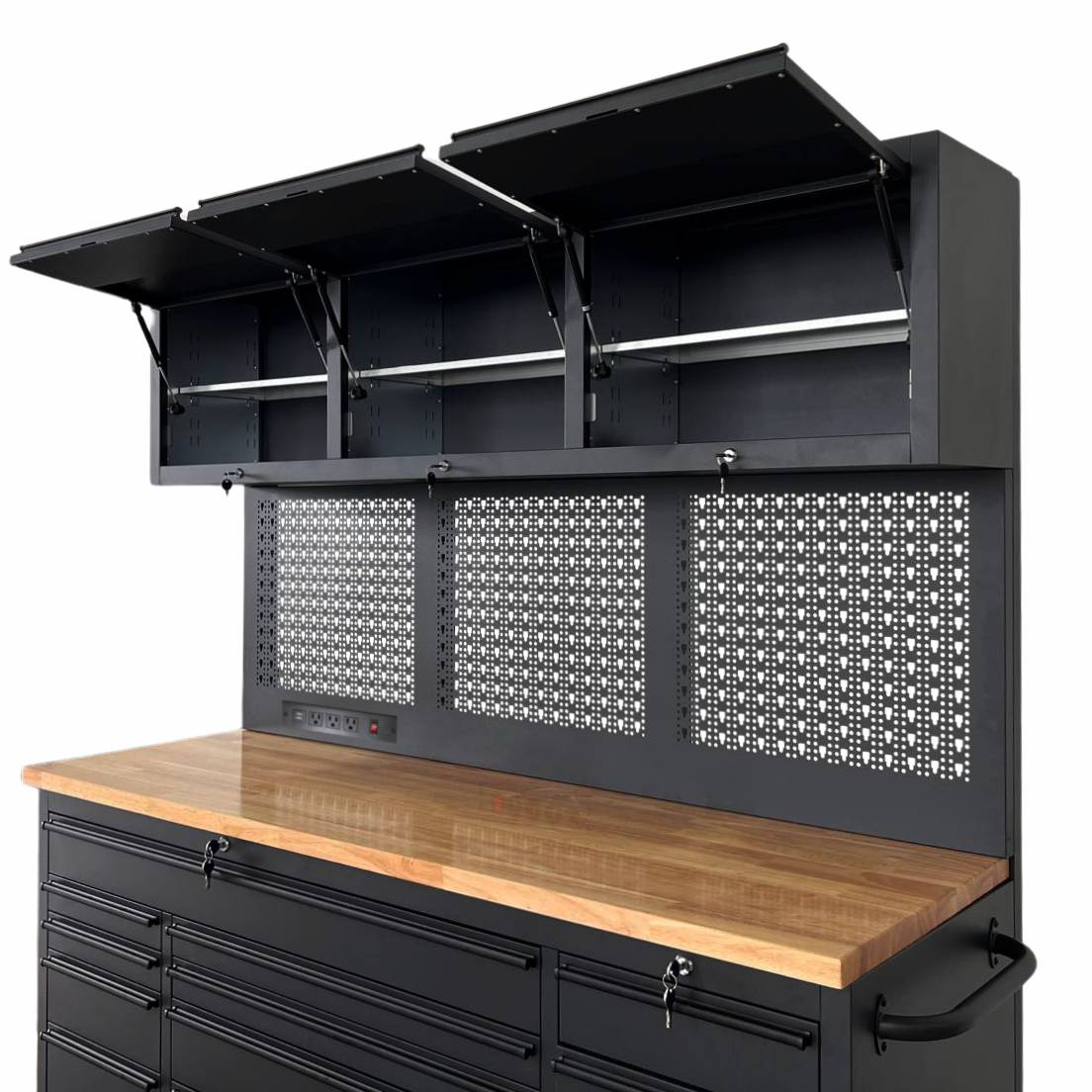 GTOOLS Overhead Pro 72-Inch Rolling Tool Chest