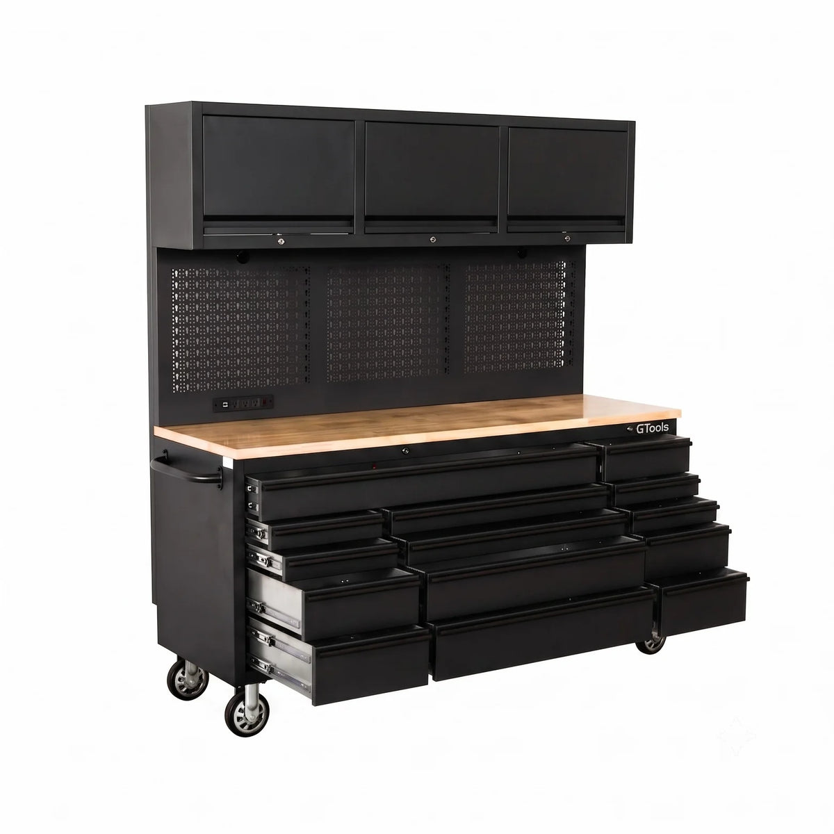 GTOOLS Overhead Pro 72-Inch Rolling Tool Chest