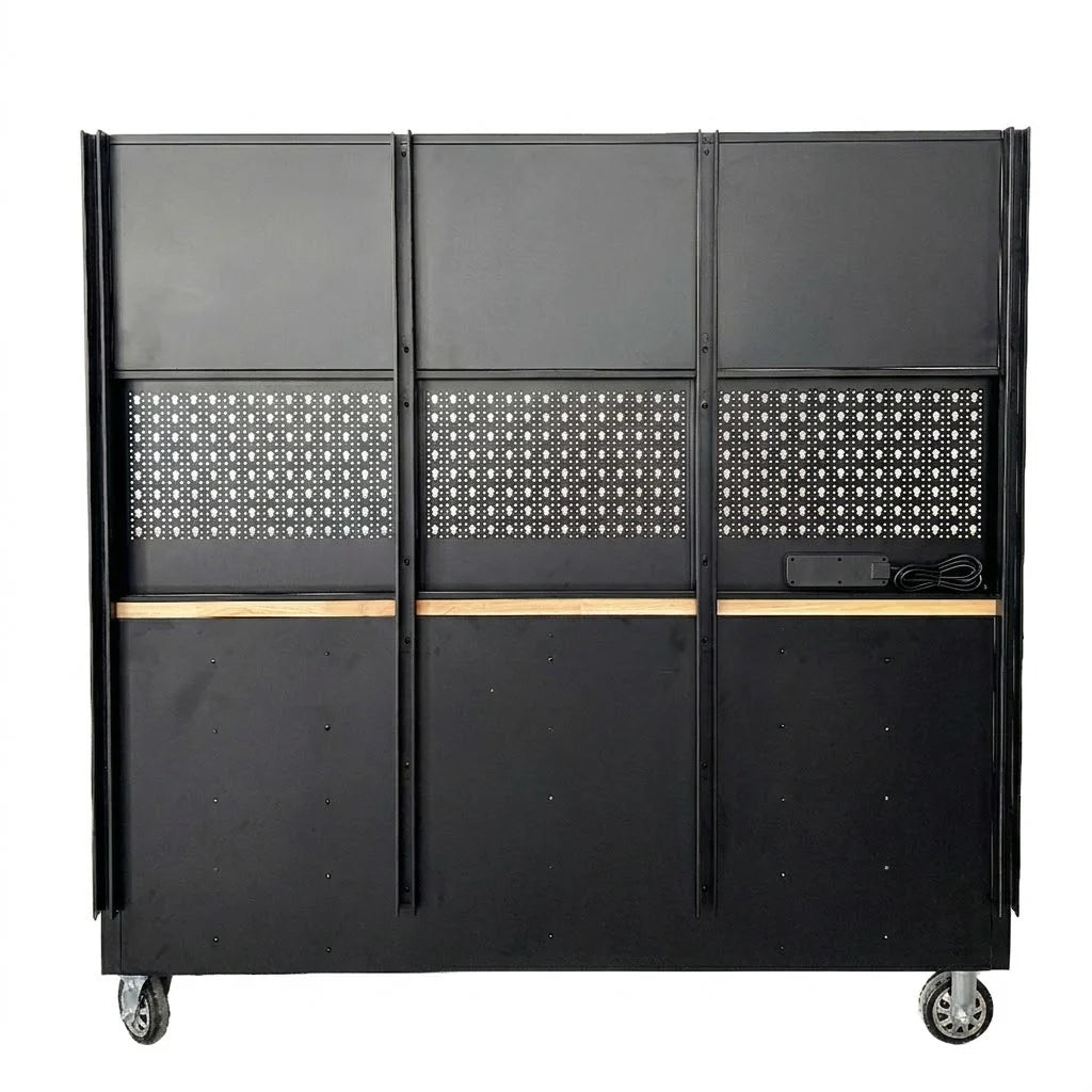 GTOOLS 72-Inch Rolling Tool Chest (Model GT7218-Black)