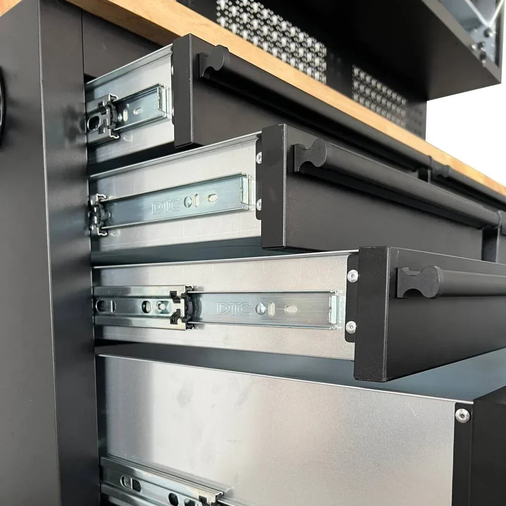 GTOOLS 72-Inch Rolling Tool Chest (Model GT7218-Black)