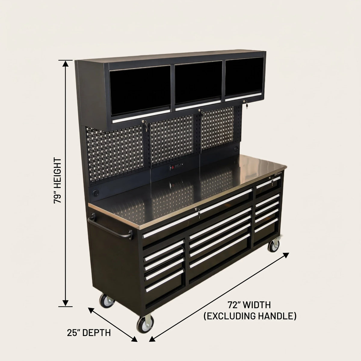 GTOOLS Heavy Duty 72" Rolling Toolchest