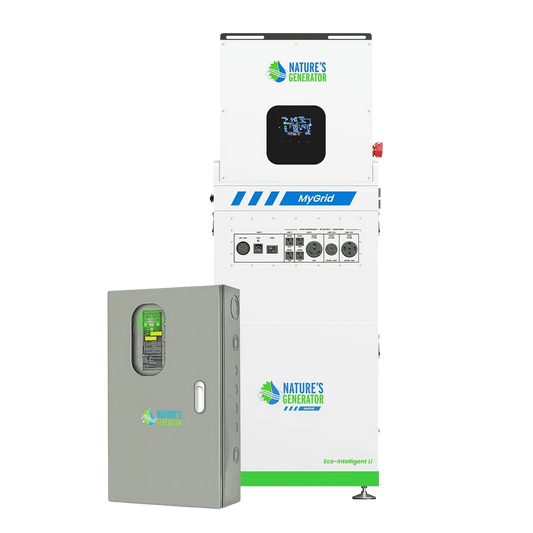 Nature's Generator MyGrid 10k with Transfer Switch for House Battery Backup
