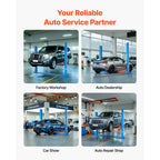 Uimoso 11000 Lbs 2 Post Lift Double Lock Two Post Lift Heavy Duty Vehicle Hoist