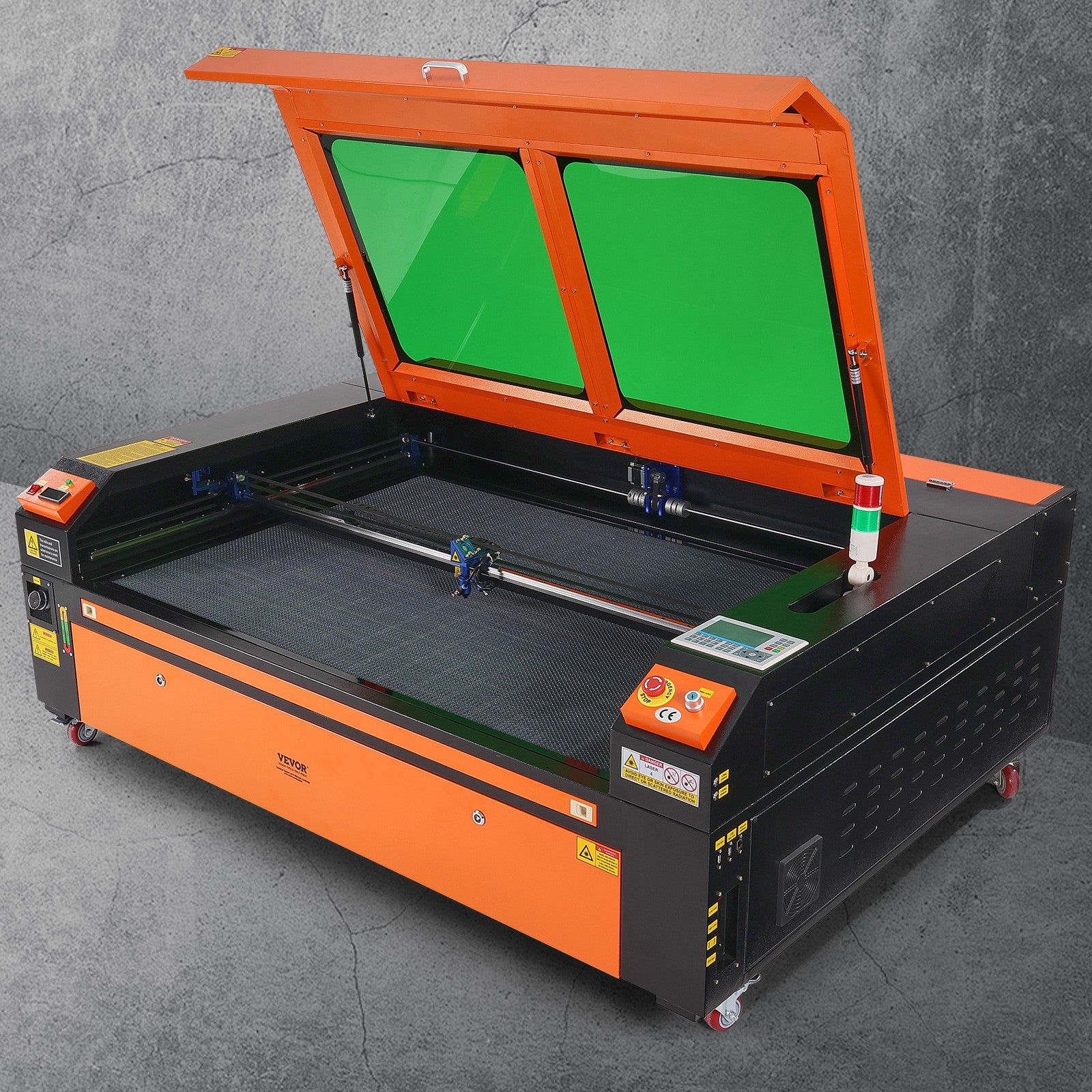 VEVOR 130W CO2 Laser Engraver and Cutter 35 X 55 in 19.7 IPS Engraving Machine