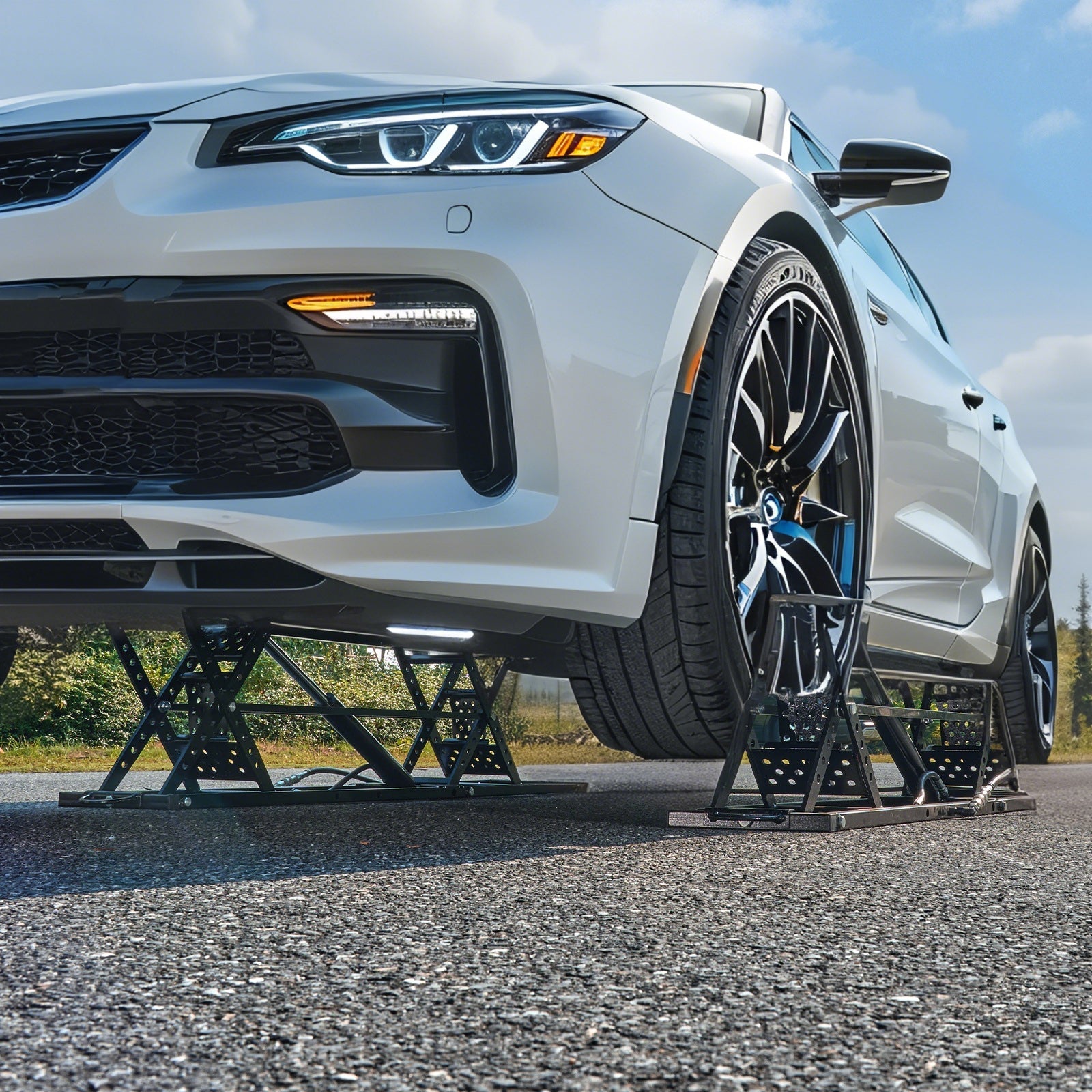 VEVOR Car Lift 5000/7000LBS Automatic Car Lift System Jack for Home Garage