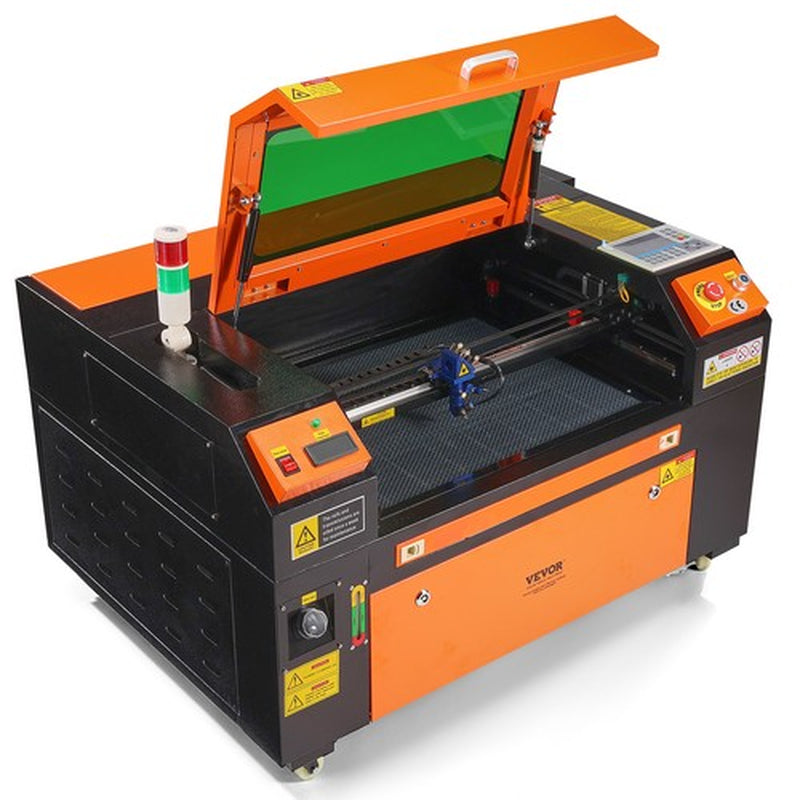 VEVOR 60W CO2 Laser Engraver and Cutter 16 X 24 in 19.7 IPS Engraving Machine