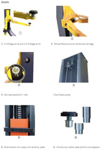 10000 Lb Capacity, Two Post Hydraulic Auto Car Lift, 220V | AGT-B1000