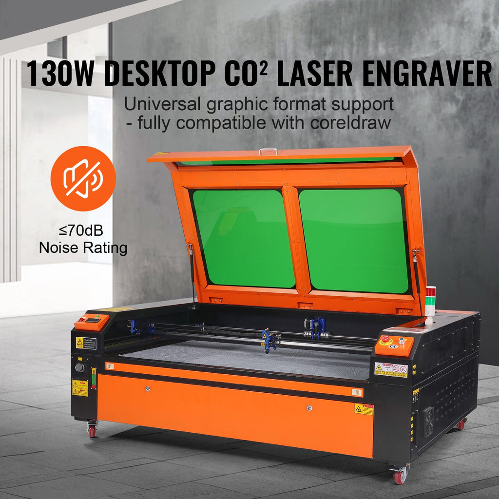 130W CO2 Laser Engraver and Cutter 35 X 55 in 19.7 IPS Engraving Machine