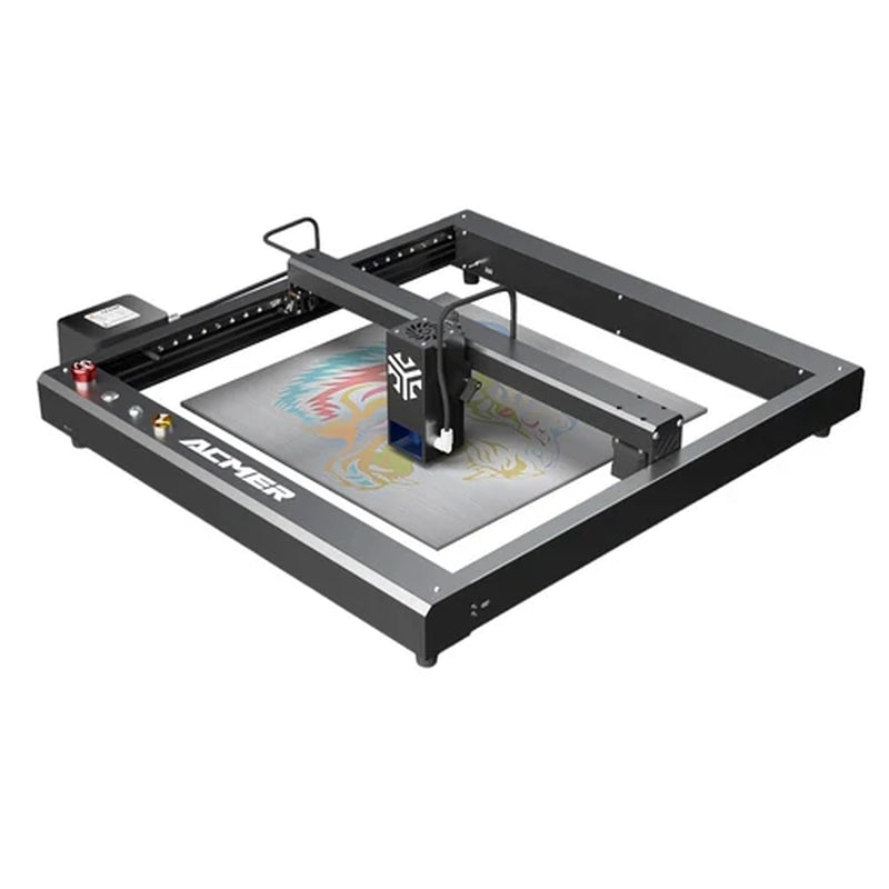 ACMER P2 33W Laser Engraver Cutter Engraving at 24000Mm/Min Cut 25Mm Acrylic Ios Android App Control No DIY No Installation