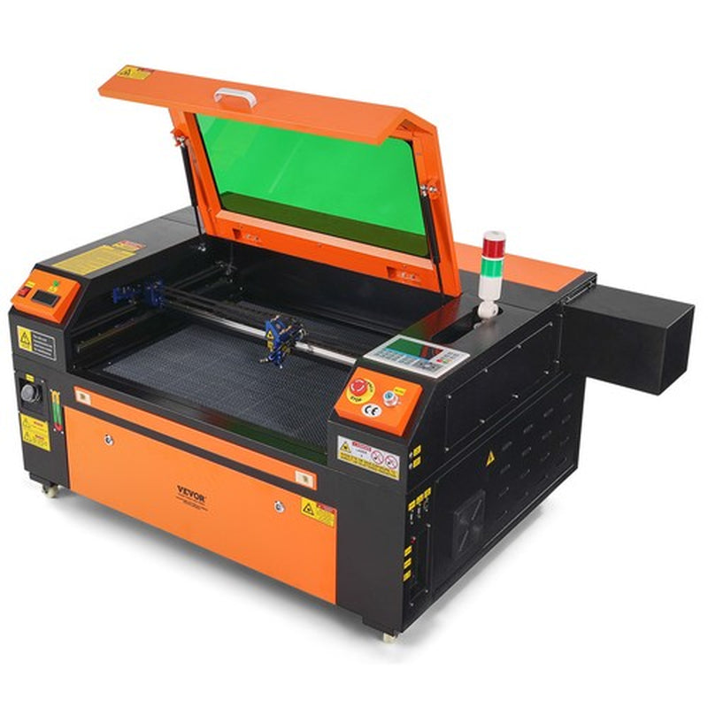 80W 20 X 28 in CO2 Laser Engraver Cutter Cutting Engraving Machine Water Chiller