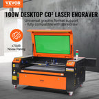 100W 24 X 35 in CO2 Laser Cutter Engraver Cutting Engraving Machine