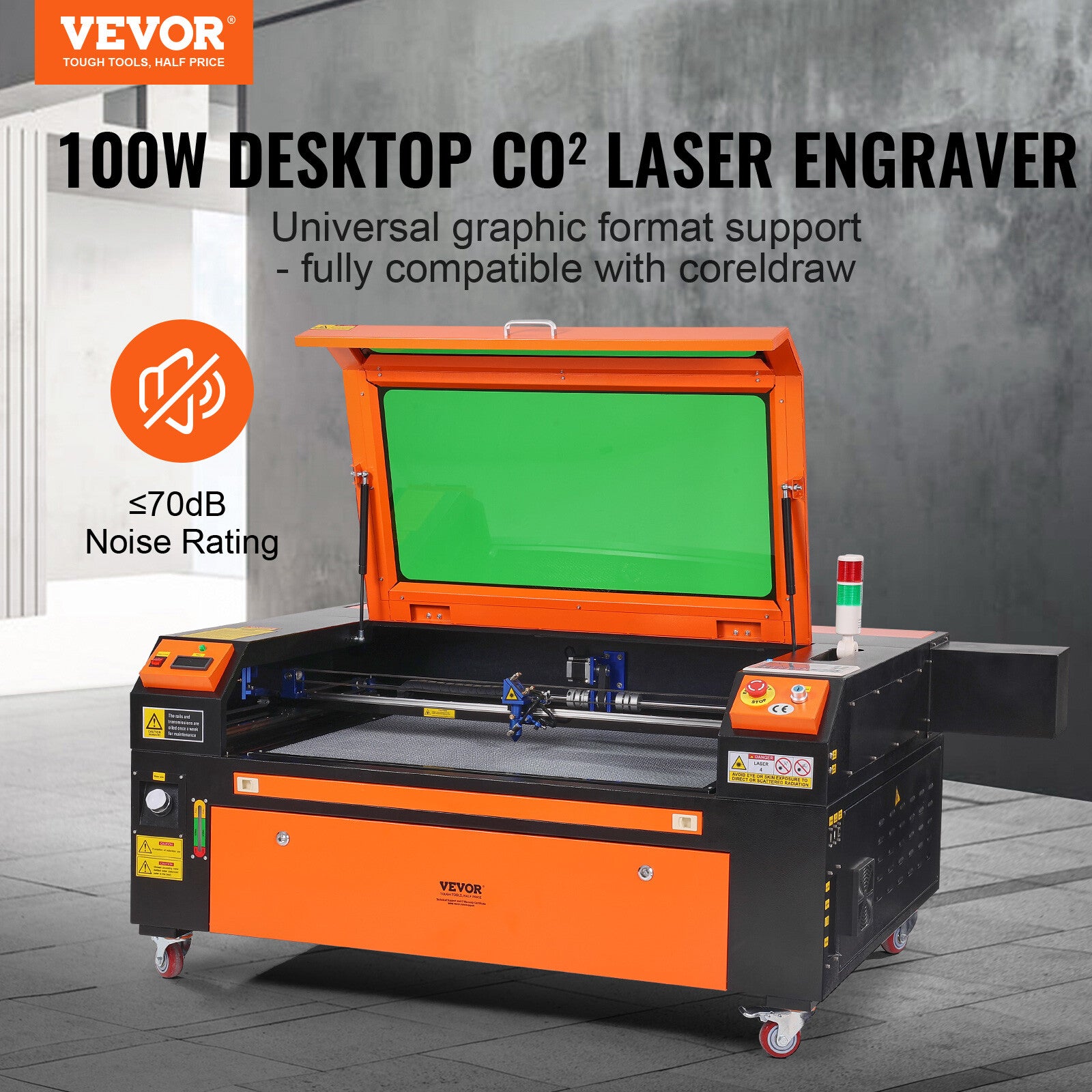 100W 24 X 35 in CO2 Laser Cutter Engraver Cutting Engraving Machine
