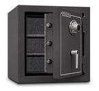 Mesa Safe MBF2020C Fire Resistant Security Safe with Mechanical Lock, Hammered Grey